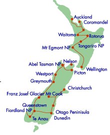 NZ Karte